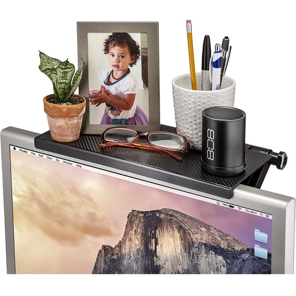 Screen Caddy, TV Shelf, Mountable Monitor/TV/Screen Top Shelf. Organizer. NWT. - Picture 4 of 6